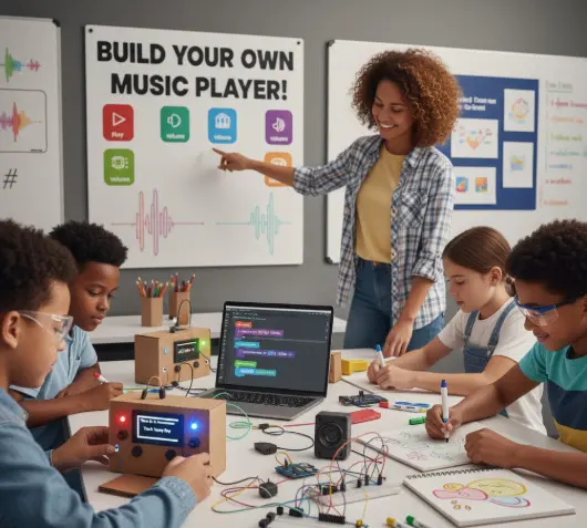 UNIHIKER K10 Lesson 3: Build Portable Walkman-Style Music Player