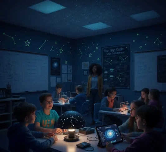 Simulating a Starry Sky with Python